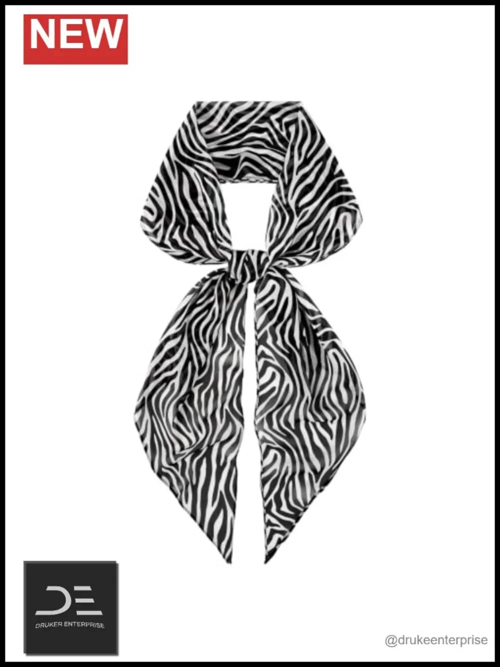 Chiffon Fashion Scarf for Women - Lightweight Head Wrap and Handbag Accessory